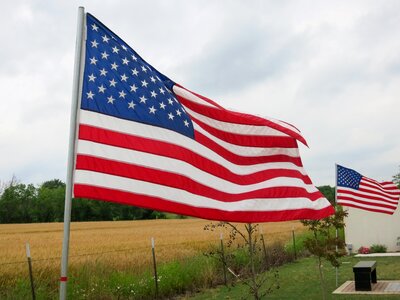 Usa flag american united photo