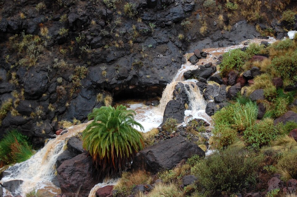 Waterfall water stream mountains