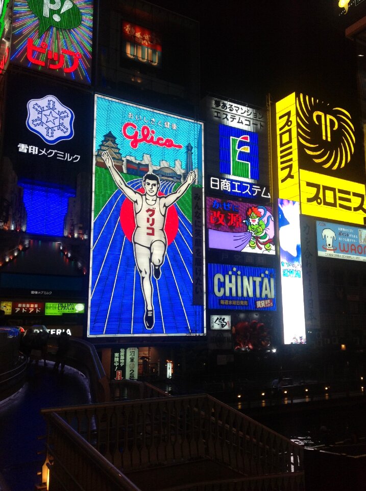 Dotonbori night view led