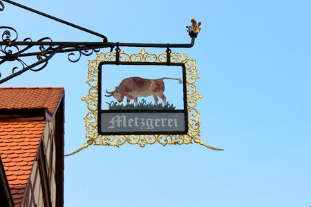 Sign shop meat