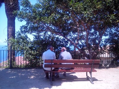 Small talk calabria bench photo