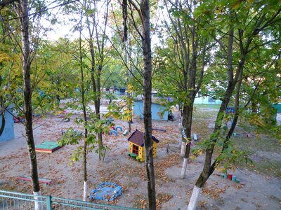 Autumn park playground