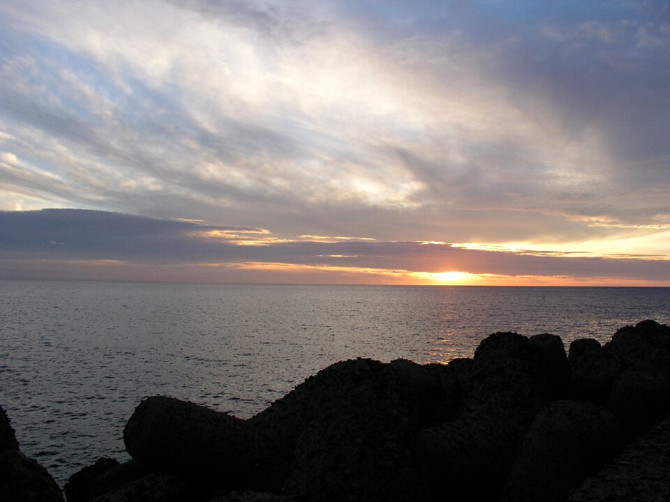Clouds sea atlantic