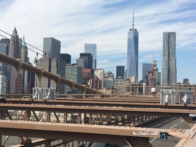 New york city bridge city photo
