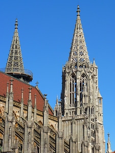 Church blue sky photo