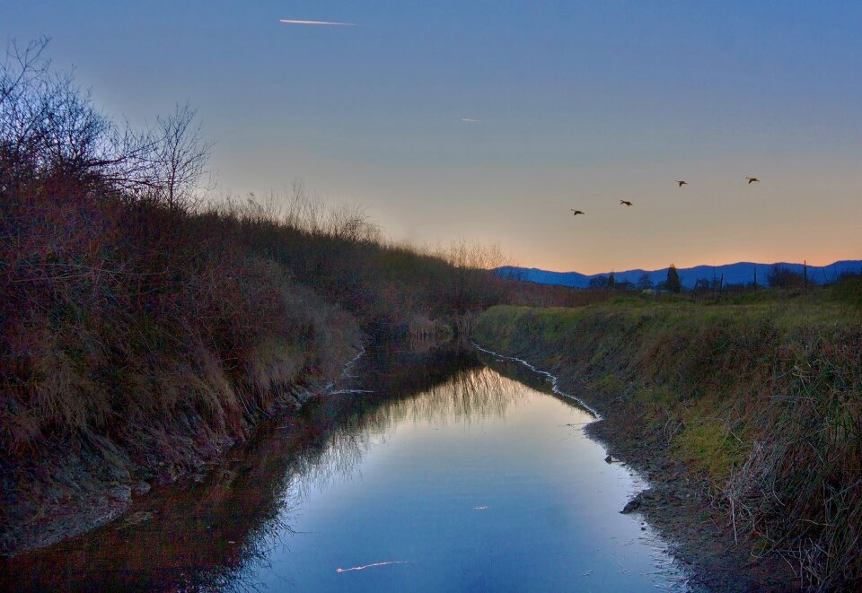 Water scenic landscape