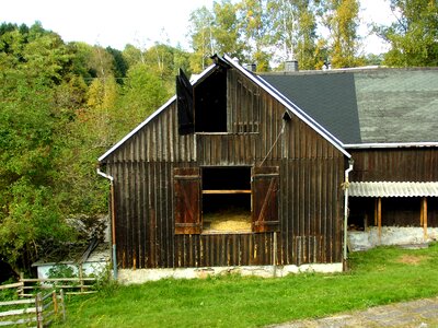 Agriculture farm threshing floor photo