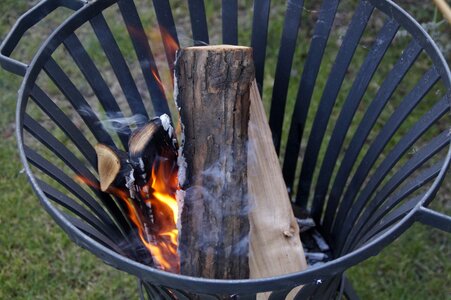 Hot burn embers