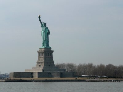 New york city statue liberty photo