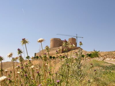 Ruins summer mountains