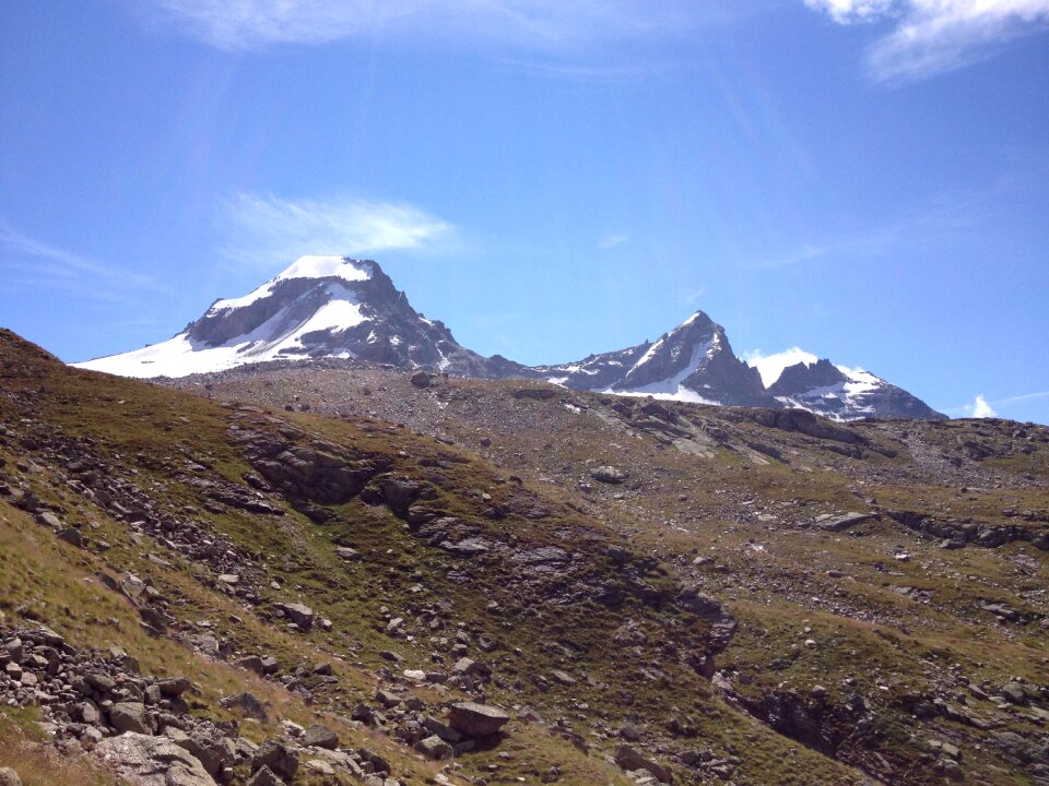 Landscape glacier mountain photo