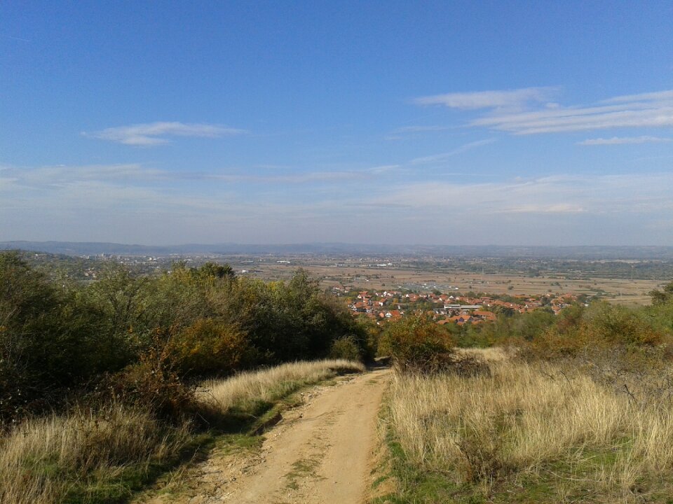 Mountain countryside village
