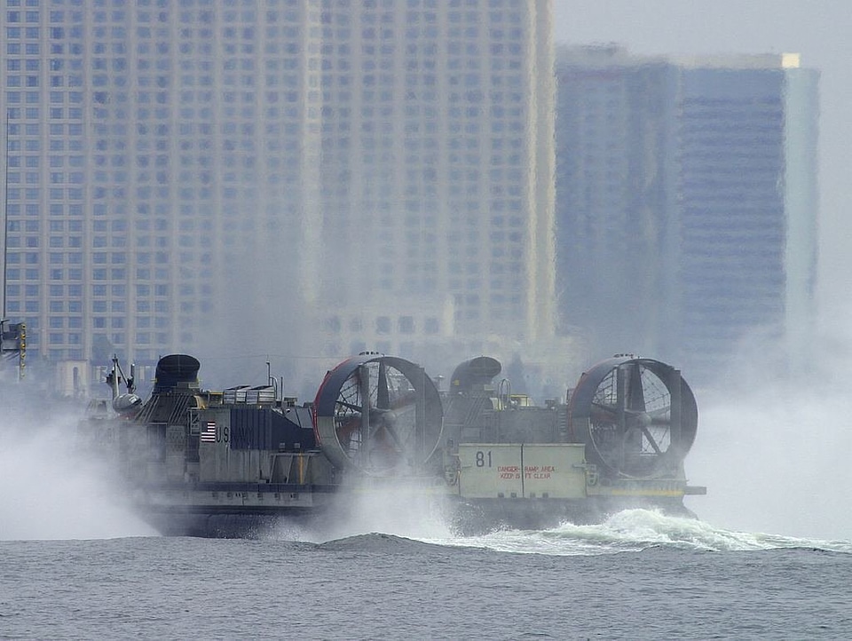 Water surface air cushion technology