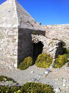 Ancient castle ruins stones