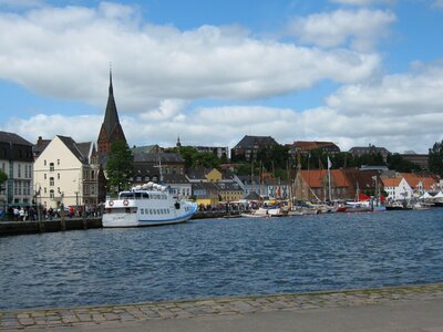 Förde flensburg top of port st mary's church photo