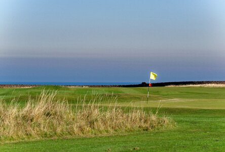 Golf course flag photo