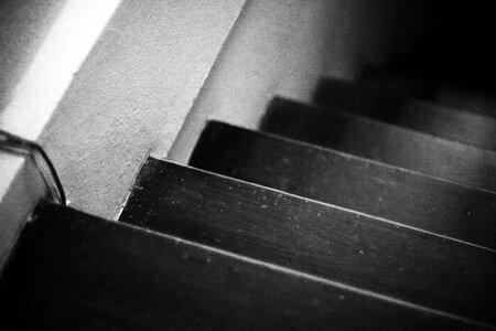 Ladder leadher things like stairs photo