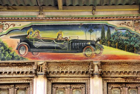 Mandawa fresco wall photo