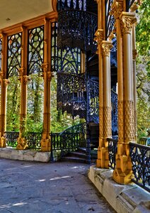 Old czech republic circular stairs