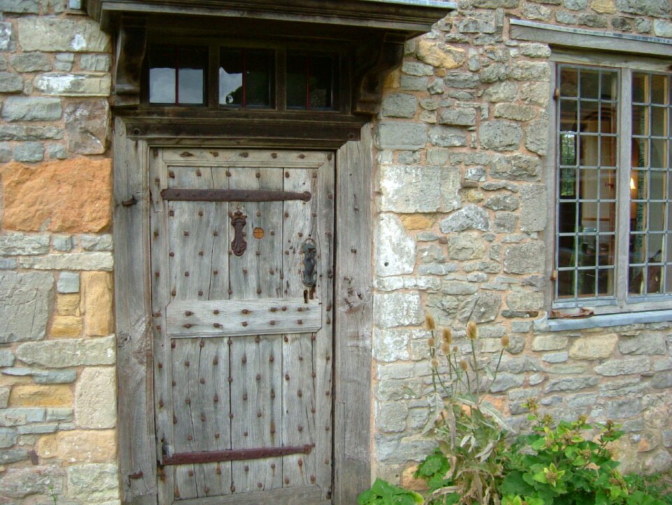 Doorway wood entrance