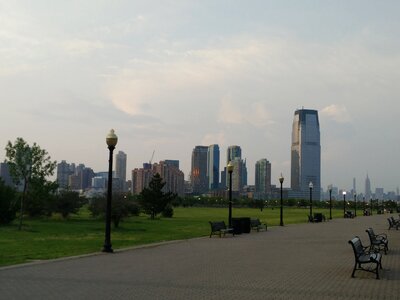 Park walk evening
