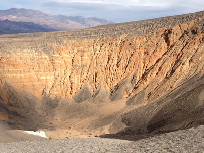 Dry desert landscape photo