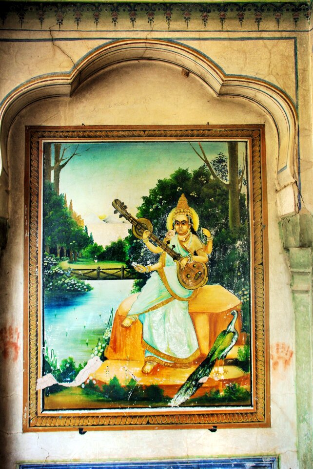 Mandawa fresco wall
