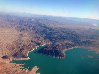 Mountains view aerial