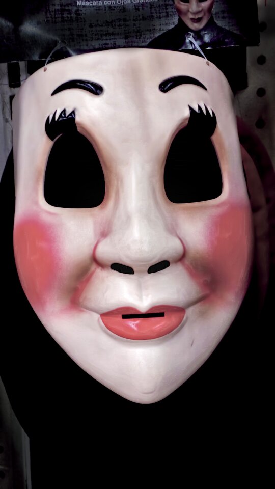 Face halloween costume fear