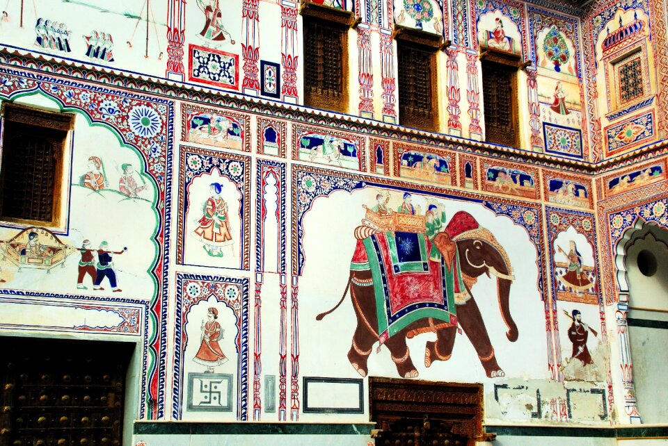 Mandawa fresco wall