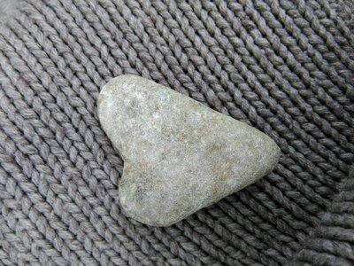 Nature love stone heart