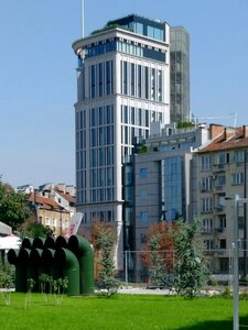 Sofia bulgaria center of the city photo