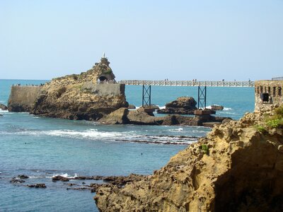 Biarritz bridge water
