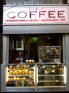 Street front cafe shop