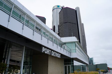 Gm renaissance center transportation detroit photo