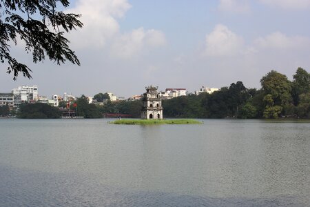 The park the city water