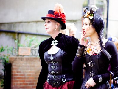 Festival gothic woman