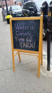 Knitting knit warm