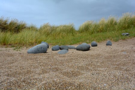 Landscape sand coast