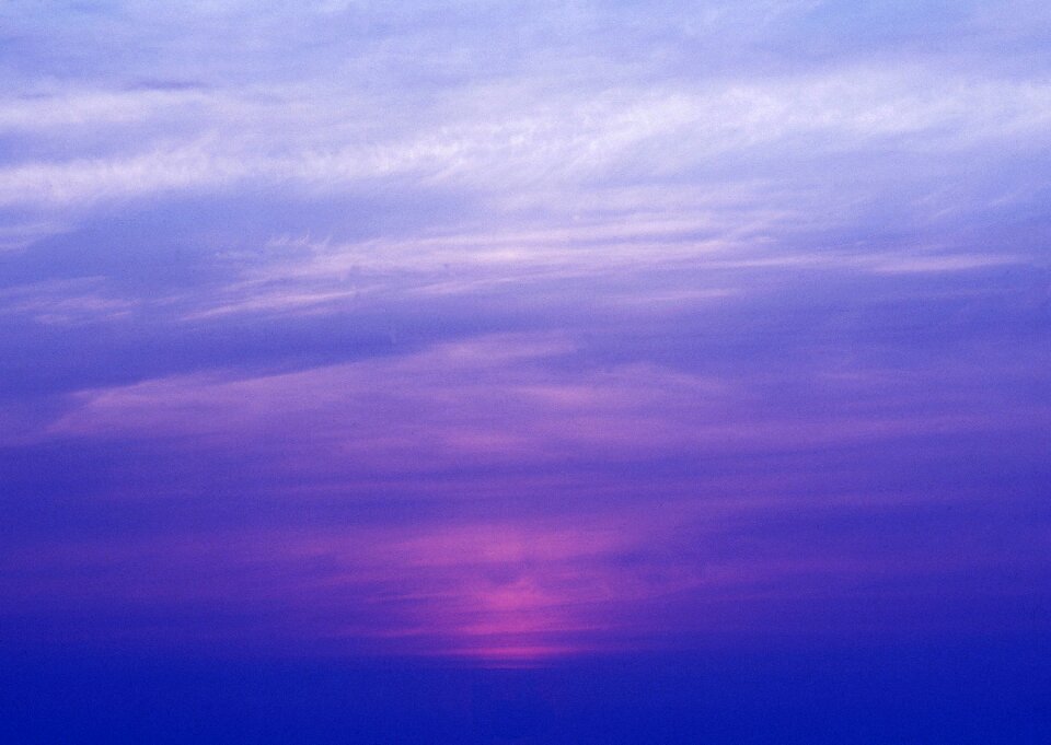Purple sky pink sky evening news