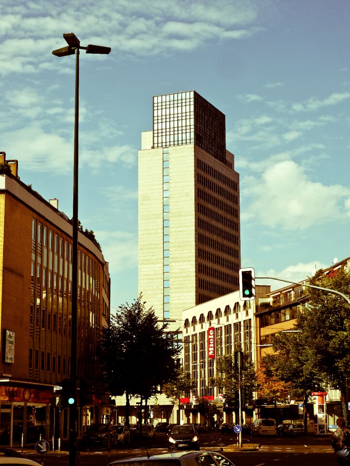 Düsseldorf skyscrapers urban landscape