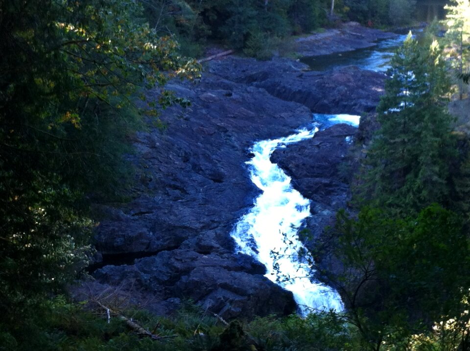 Canada elk falls water