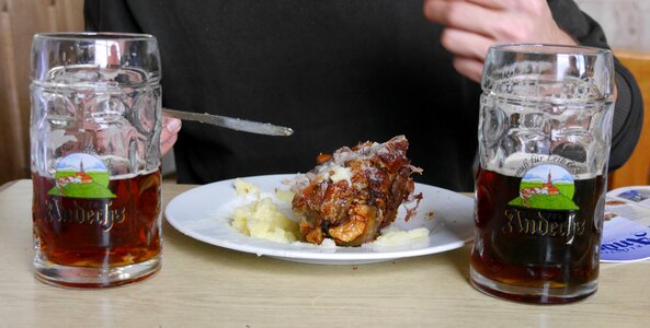 Drink meal meat