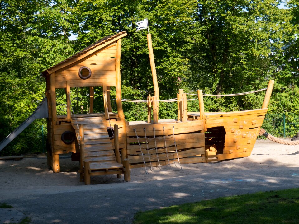 Playground play wood