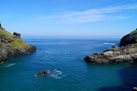 Cornwall coast sea photo