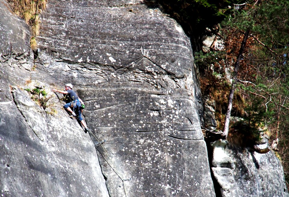 Fun climbing wall adventure