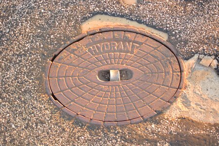 Manhole cover manhole covers wastewater photo