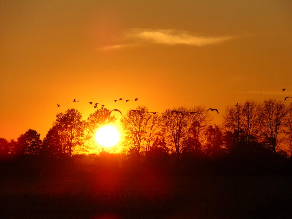 Afterglow landscape abendstimmung photo