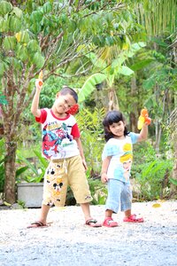 Play game watergun photo