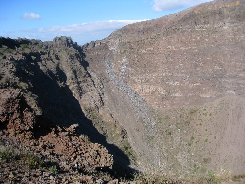 Crater volcanic italy